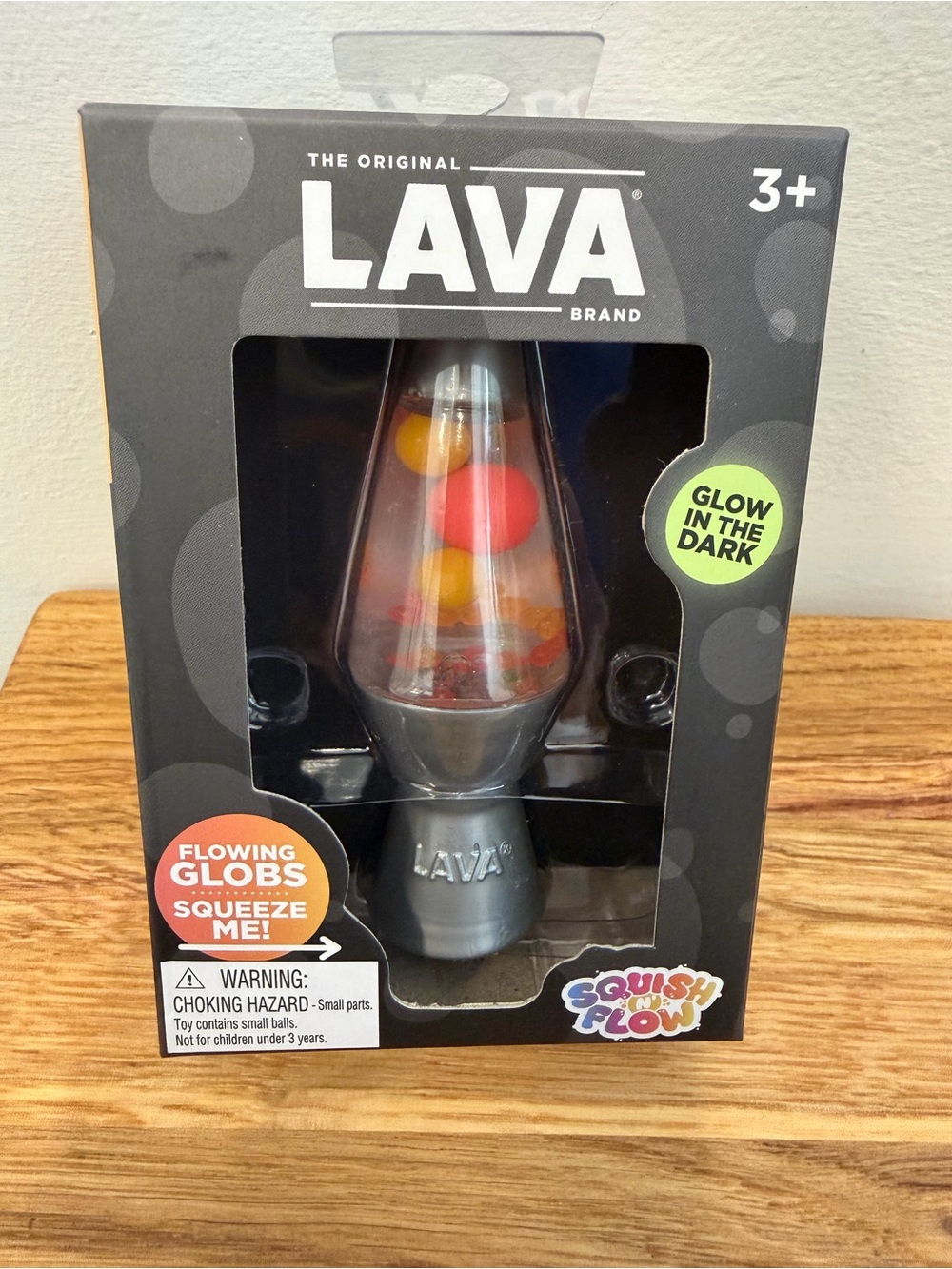 Schylling 4 Inch Squish N' Flow Lava Lamp - Squishy Squeeze Fidget Toy